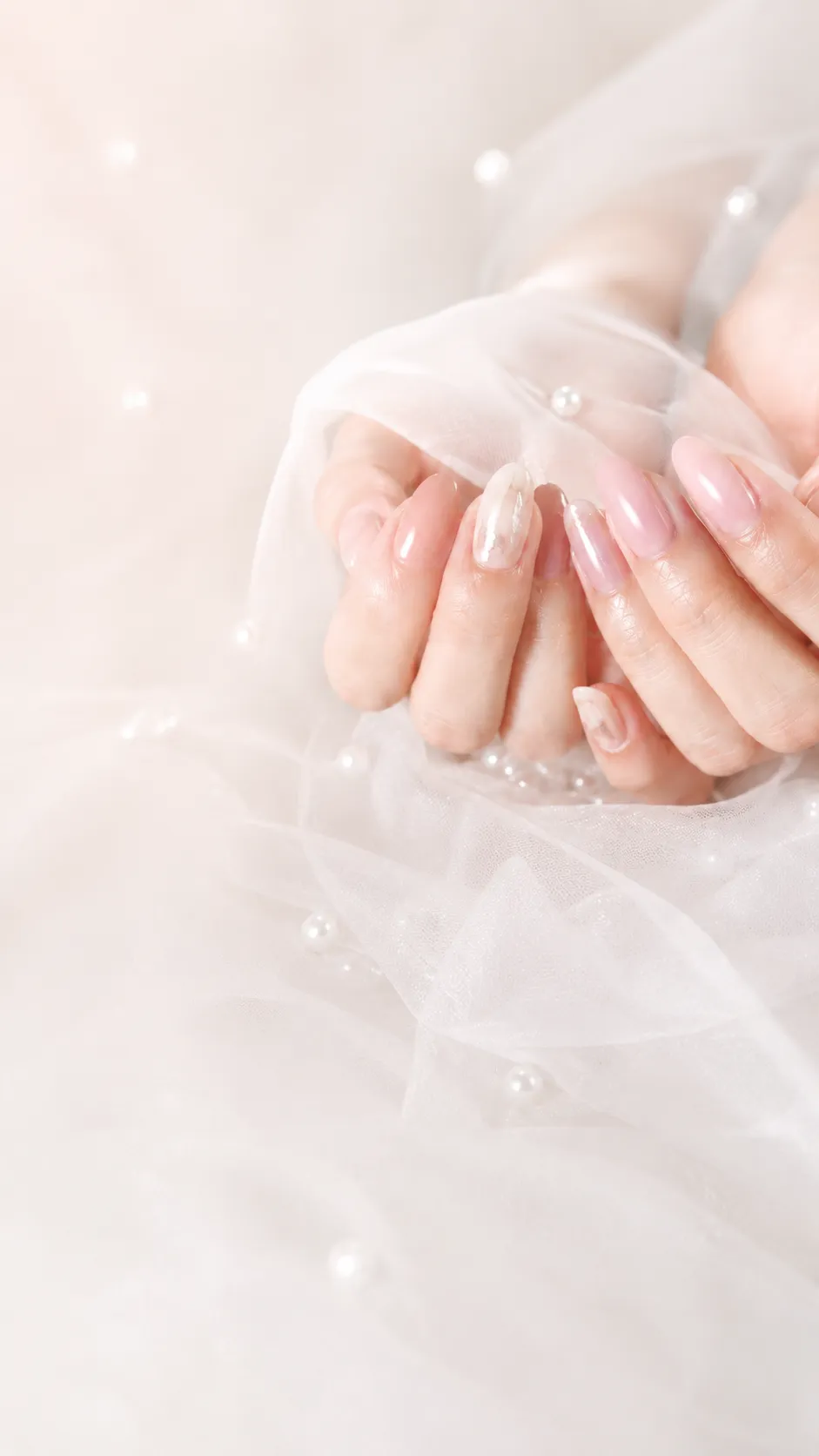 La Peache nail のネイル